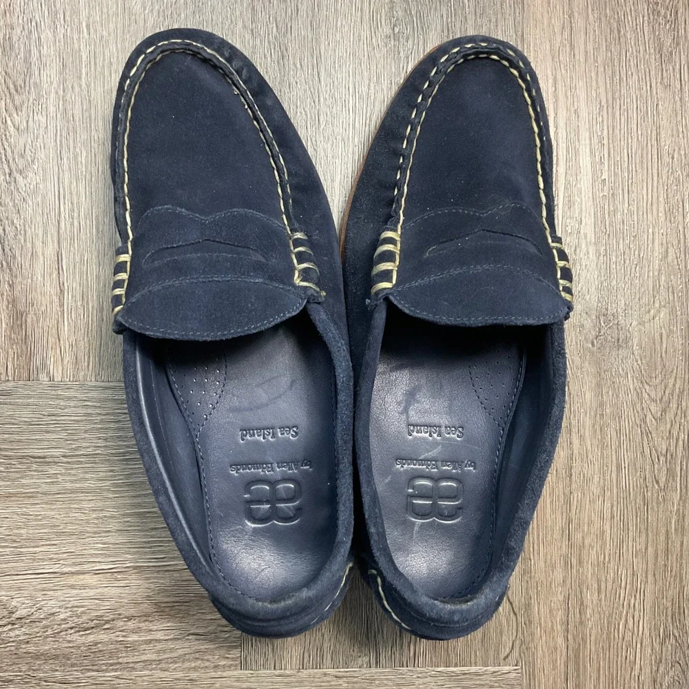 Allen Edmonds Sea Island Suede‎ Penny Loafer Driving Moccasins Mens 9 Classy